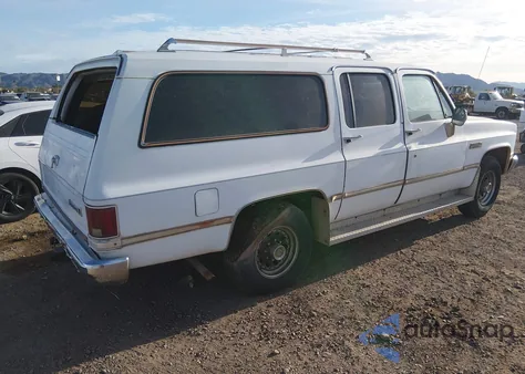 1986 GMC Suburban C2500 from USA, damaged, VIN 1G5GC26M4GF500690